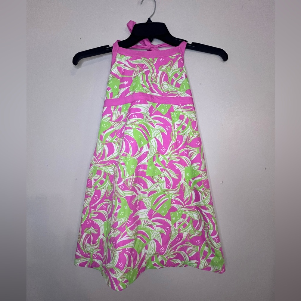 Girls vintage Lilly Pulitzer halter dress